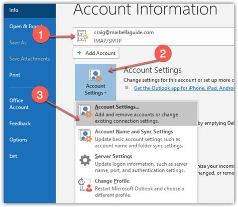 outlook sign in email account email sync